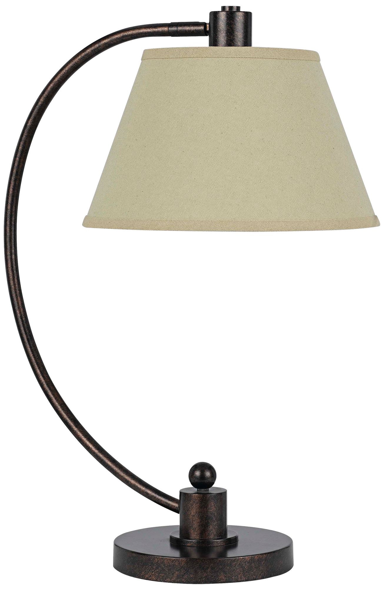 Langer Rust Metal Arc Desk Lamp