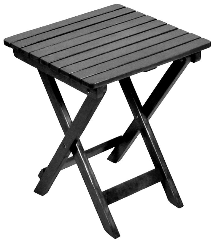 Black Folding Adirondack Side Table