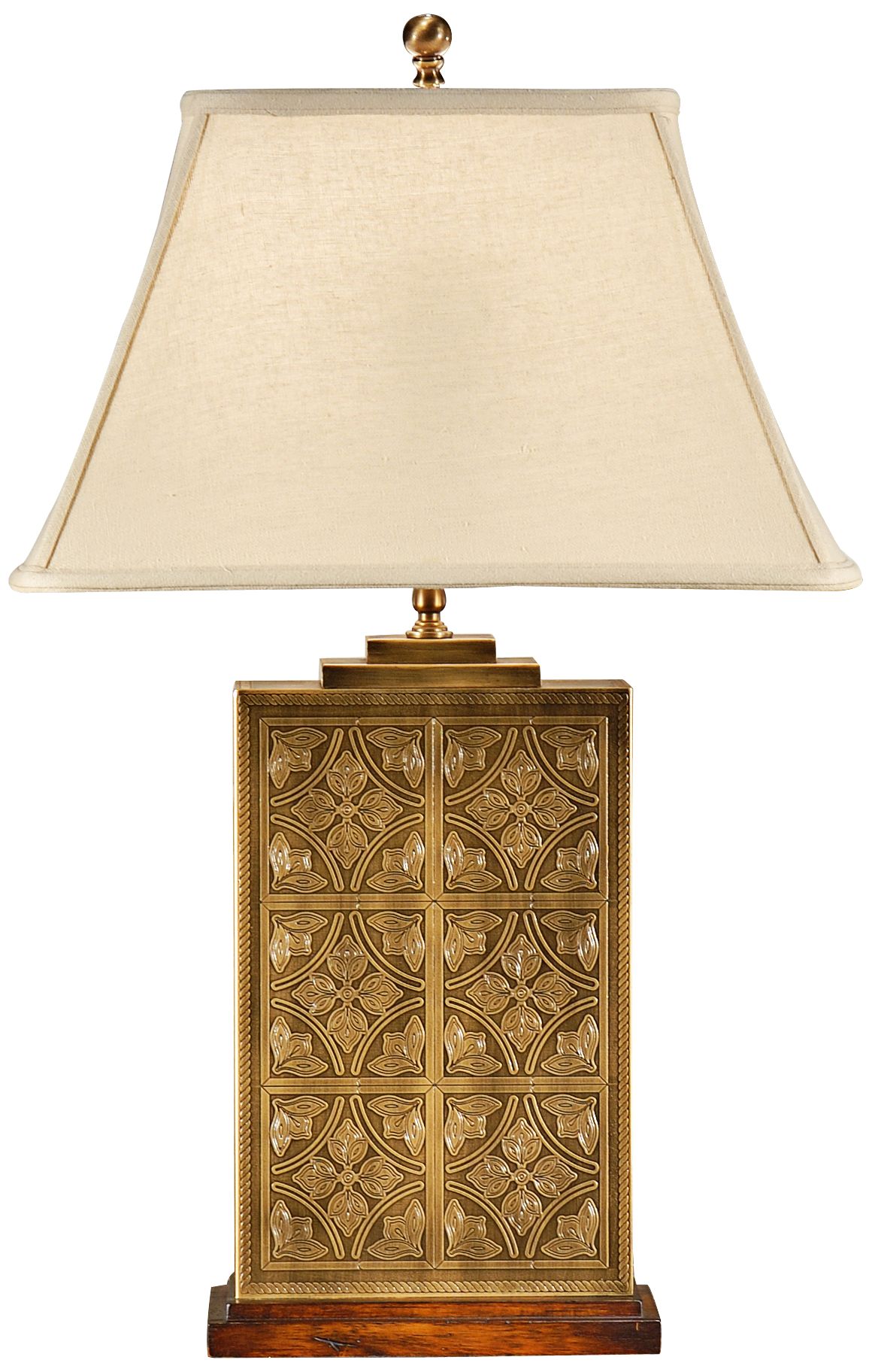 Wildwood Tea Box Brass Table Lamp