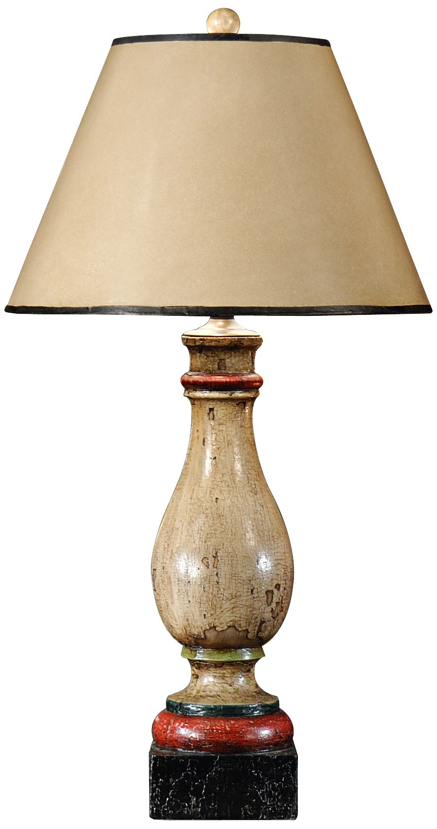 Wildwood Old Balustre Hand-Painted Table Lamp