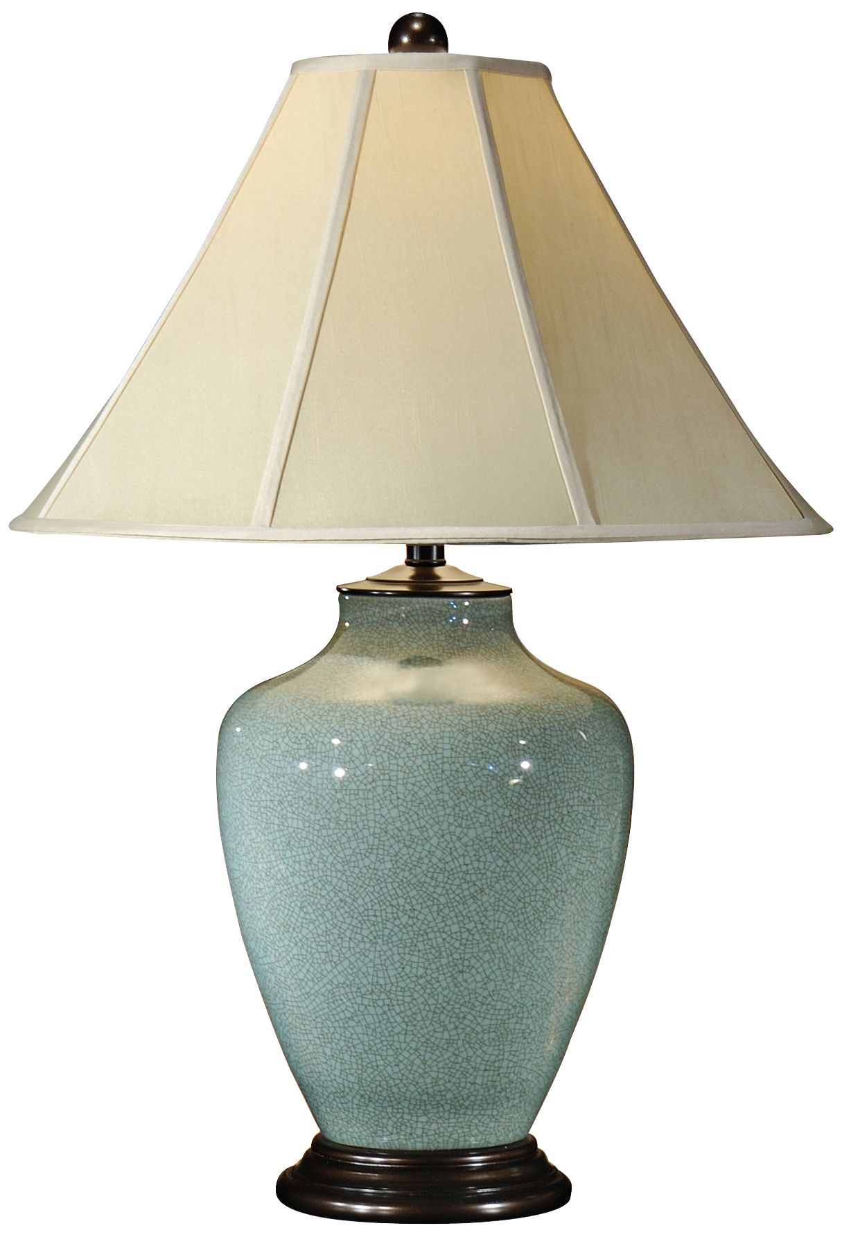 Wildwood Crackle Celadon Table Lamp
