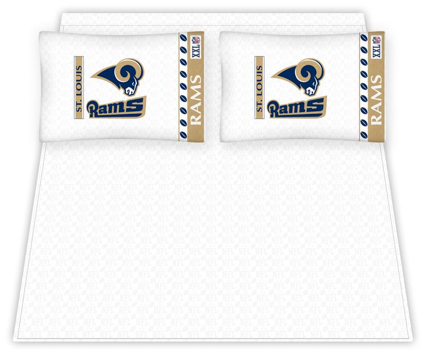 NFL Saint Louis Rams Micro Fiber Sheet Set