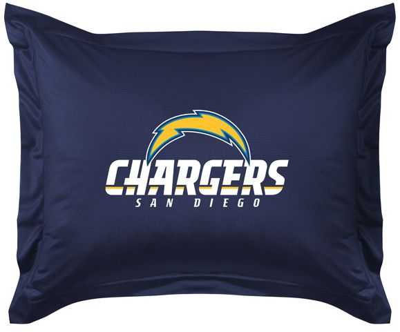 NFL San Diego Chargers Locker Room Pillow Sham