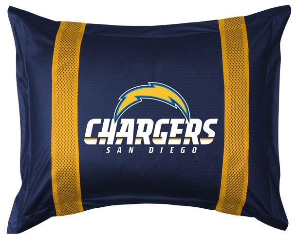 NFL San Diego Chargers Sidelines Pillow Sham