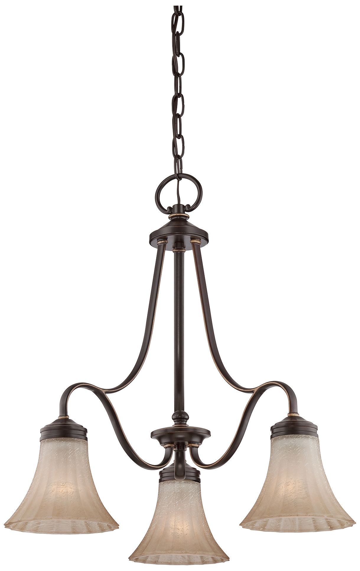 Quoizel Aliza 3-Light 24" Wide Bronze Chandelier