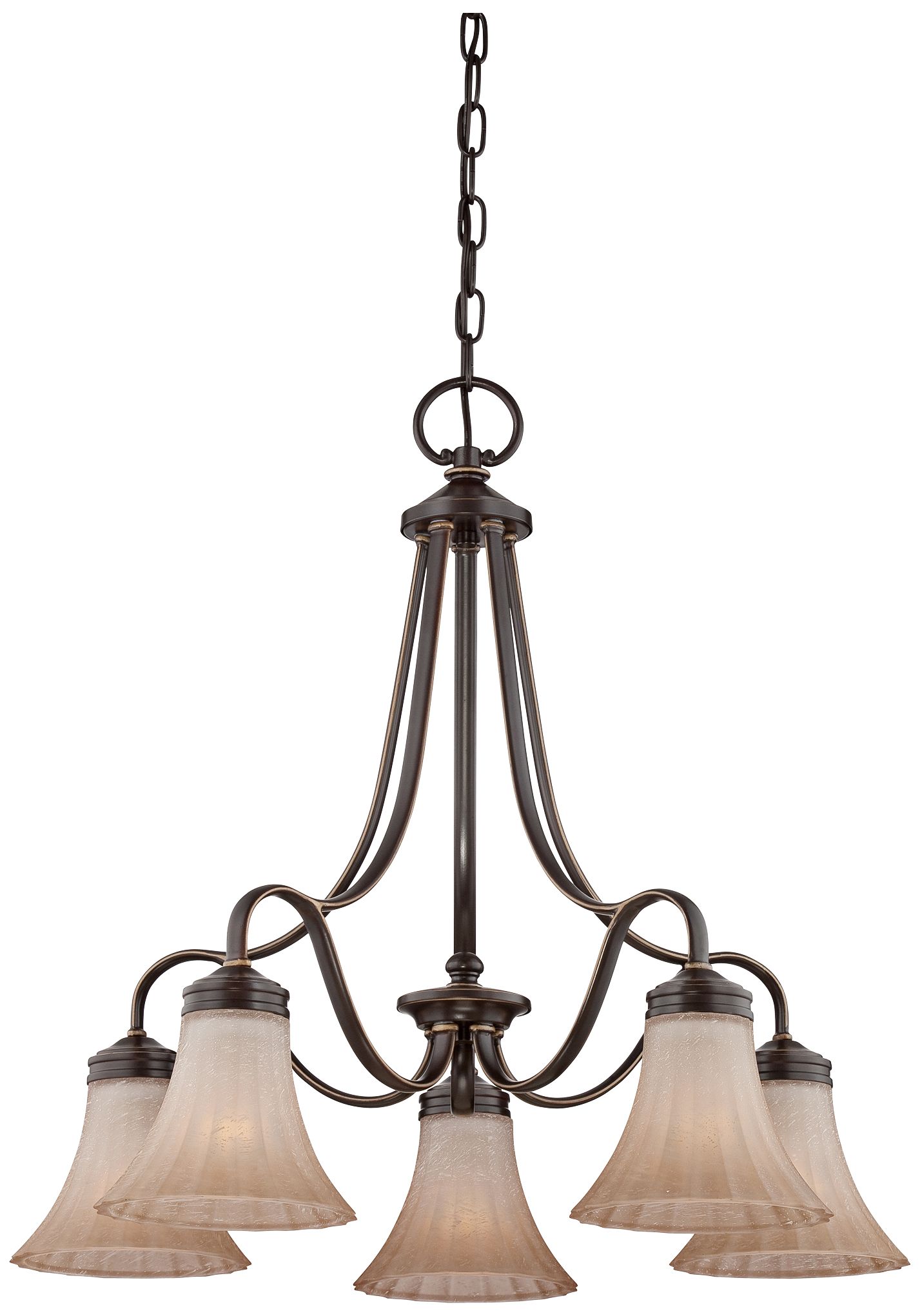 Quoizel Aliza 5-Light 25" Wide Bronze Chandelier