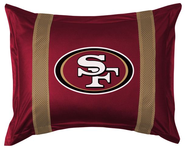 NFL San Francisco 49ers Sidelines Pillow Sham