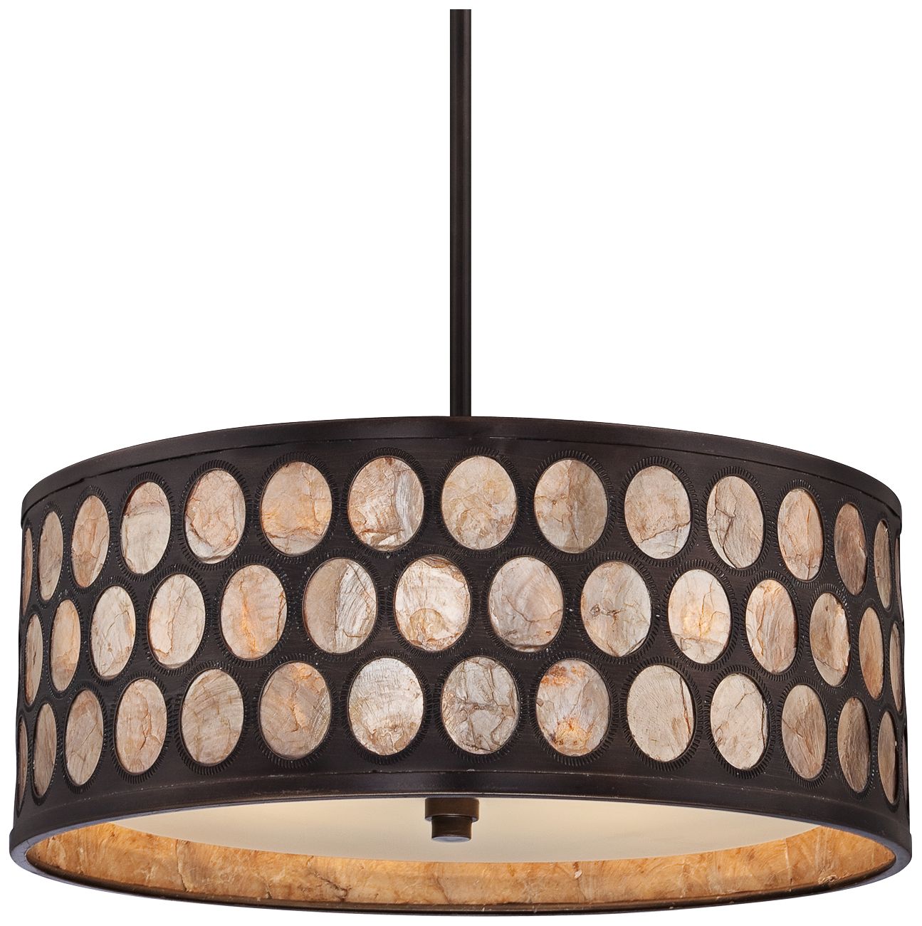 Quoizel Ariella 4-Light 18" Wide Bronze Pendant Light