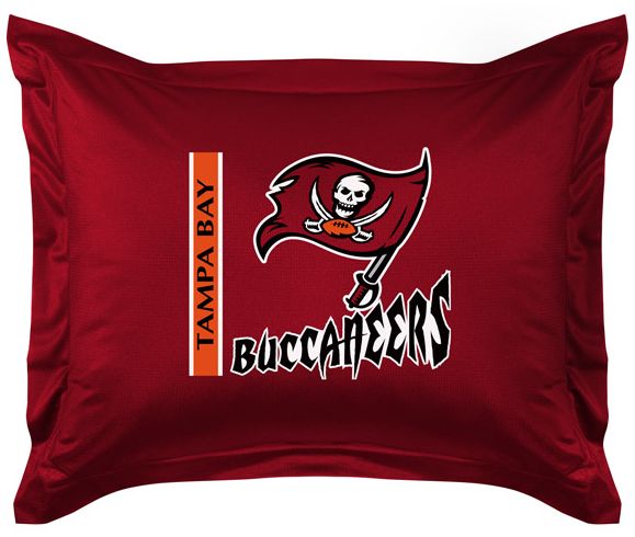 NFL Tampa Bay Buccaneers Locker Room Pillow Sham