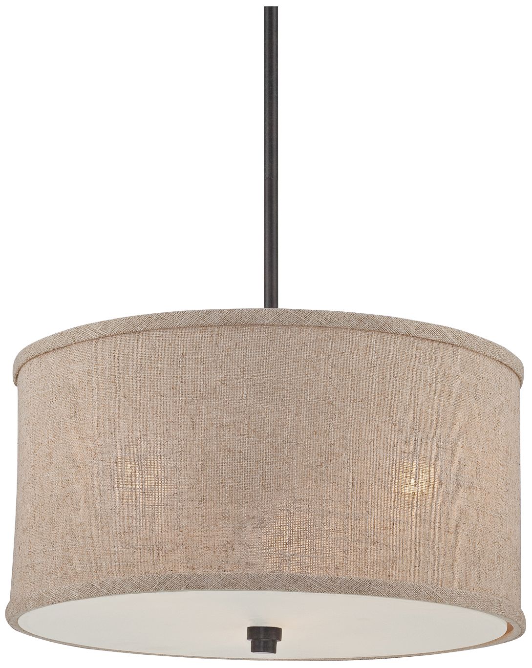 Quoizel Cloverdale 3-Light Mottled Cocoa Pendant Light