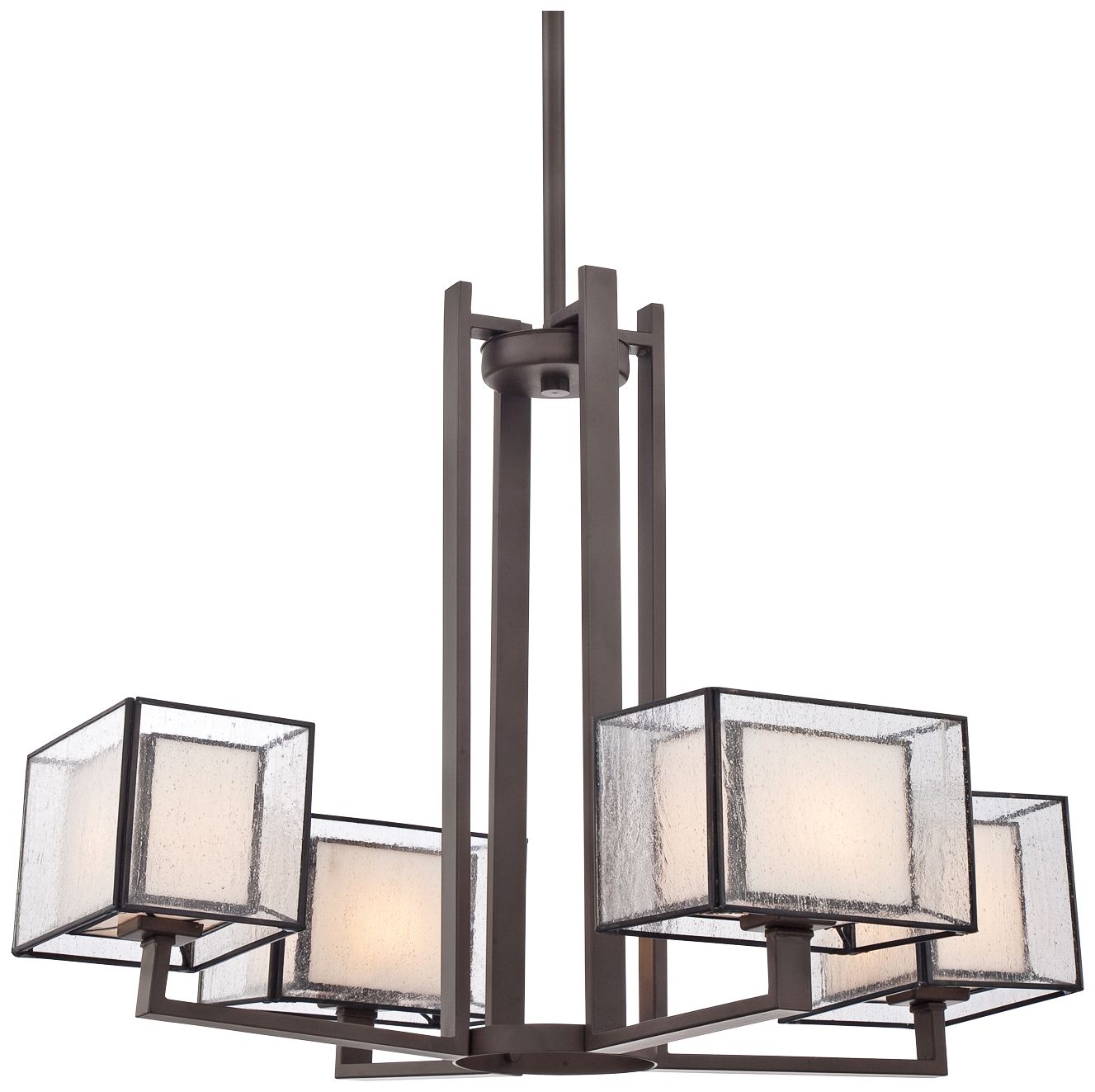 Quoizel Ferndale 4-Light 26" Wide Bronze Chandelier