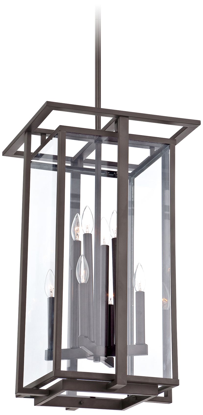 Quoizel Fixture 8-Light 16" Wide Bronze Chandelier
