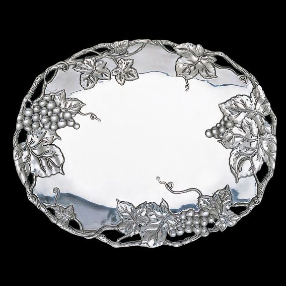 Arthur Court Grape Oval Platter