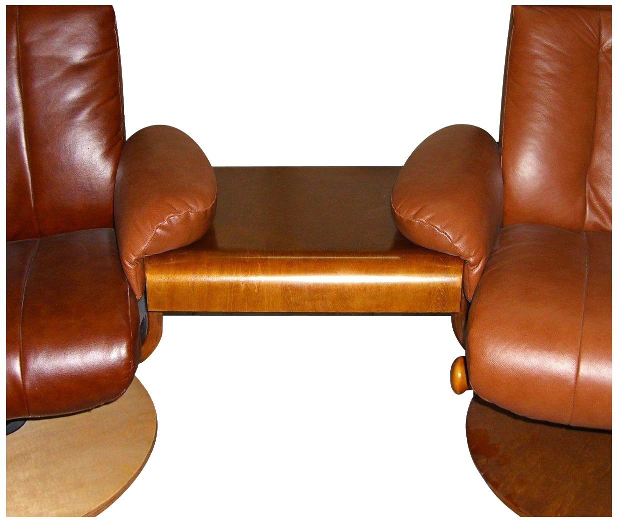 Walnut Home Theater Connector Table