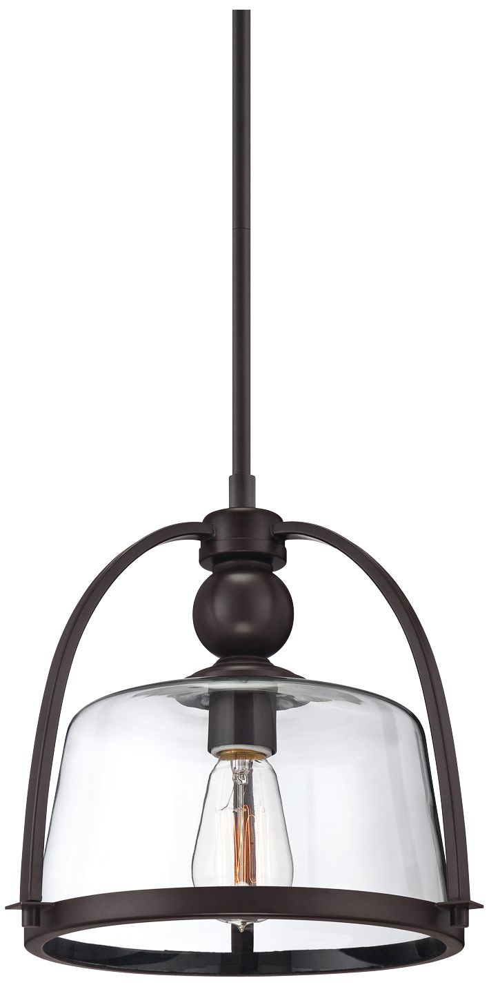 Quoizel Piccolo 11 1/2" Wide Bronze Mini Pendant Light