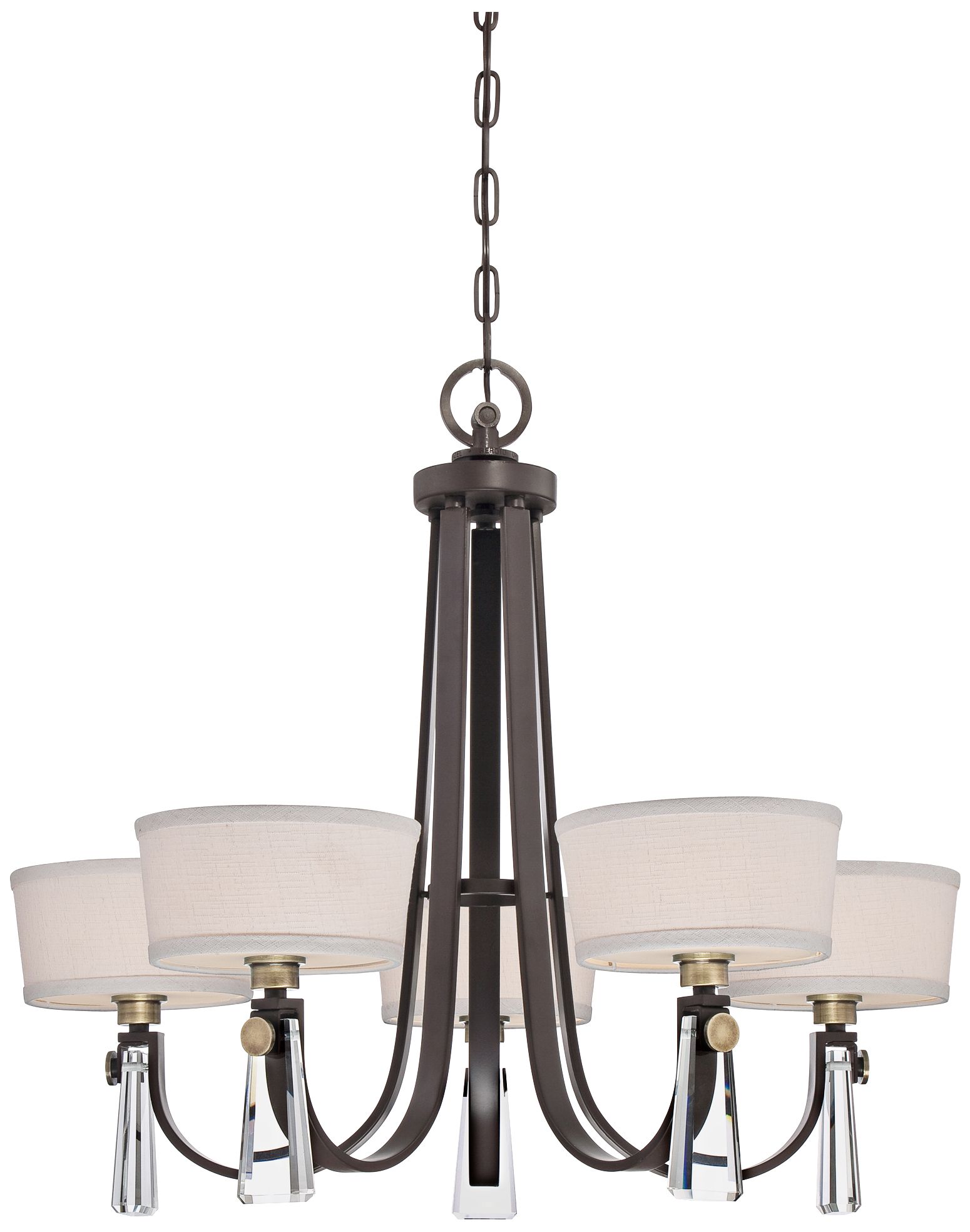 Quoizel Uptown Bowery 5-Light 31" Wide Bronze Chandelier