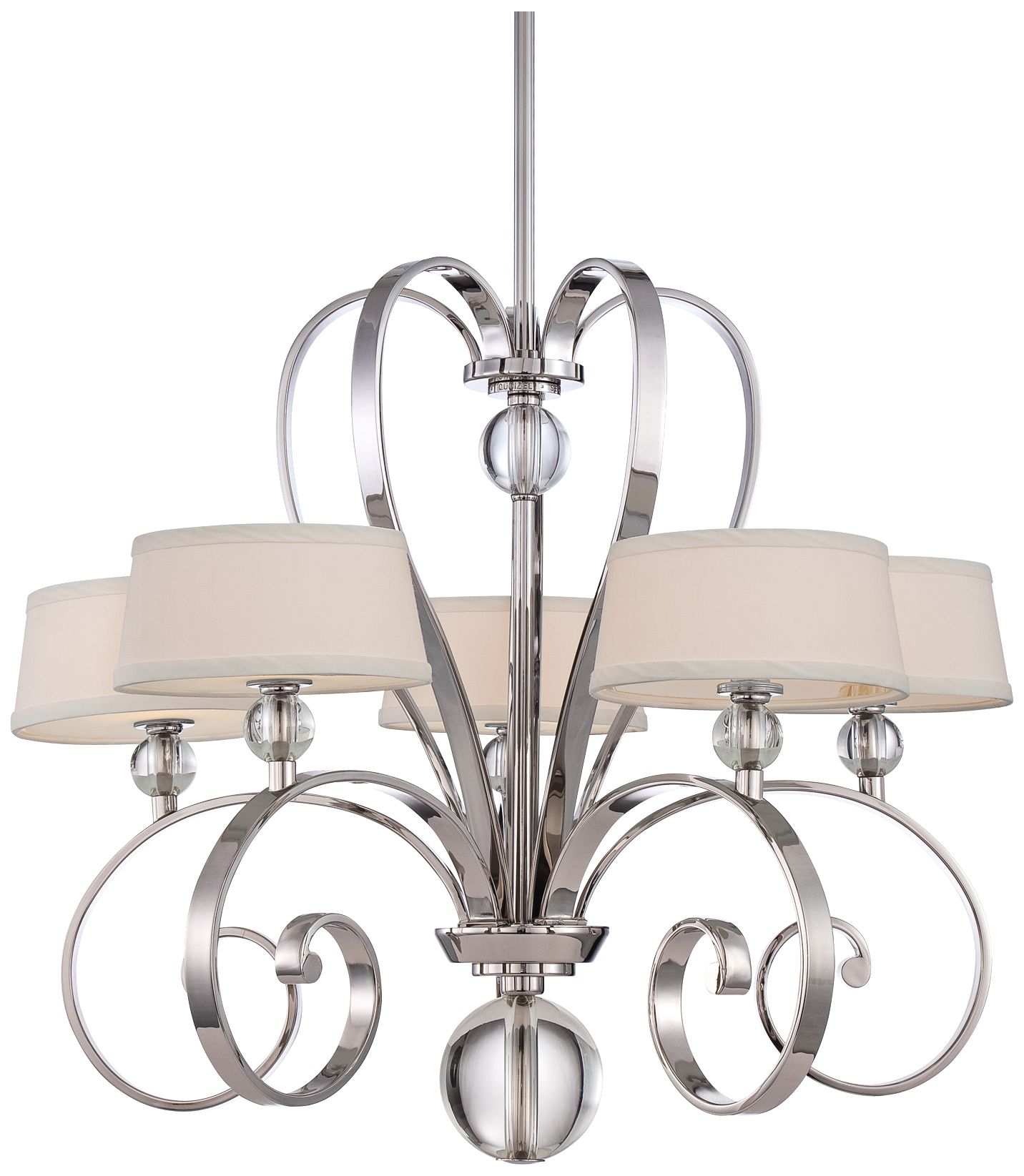 Quoizel Uptown Madison Manor 5-Light Silver Chandelier
