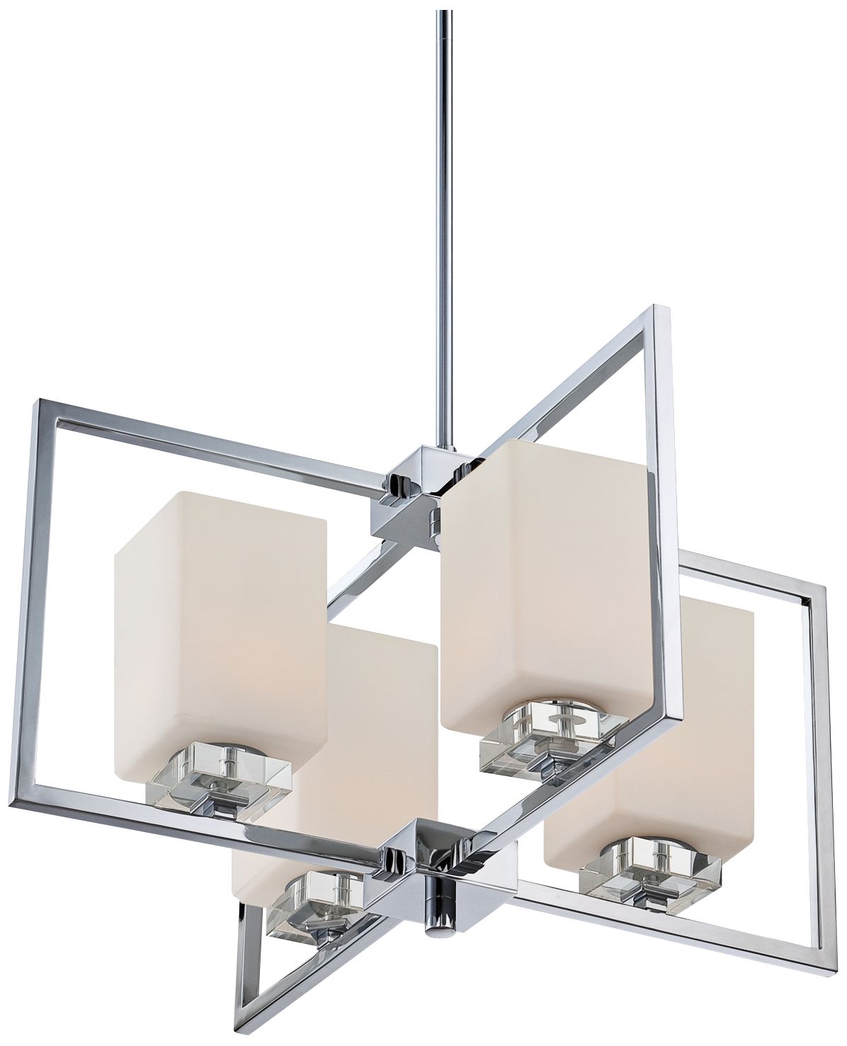 Quoizel Wain 4-Light 22" Wide Polished Chrome Chandelier