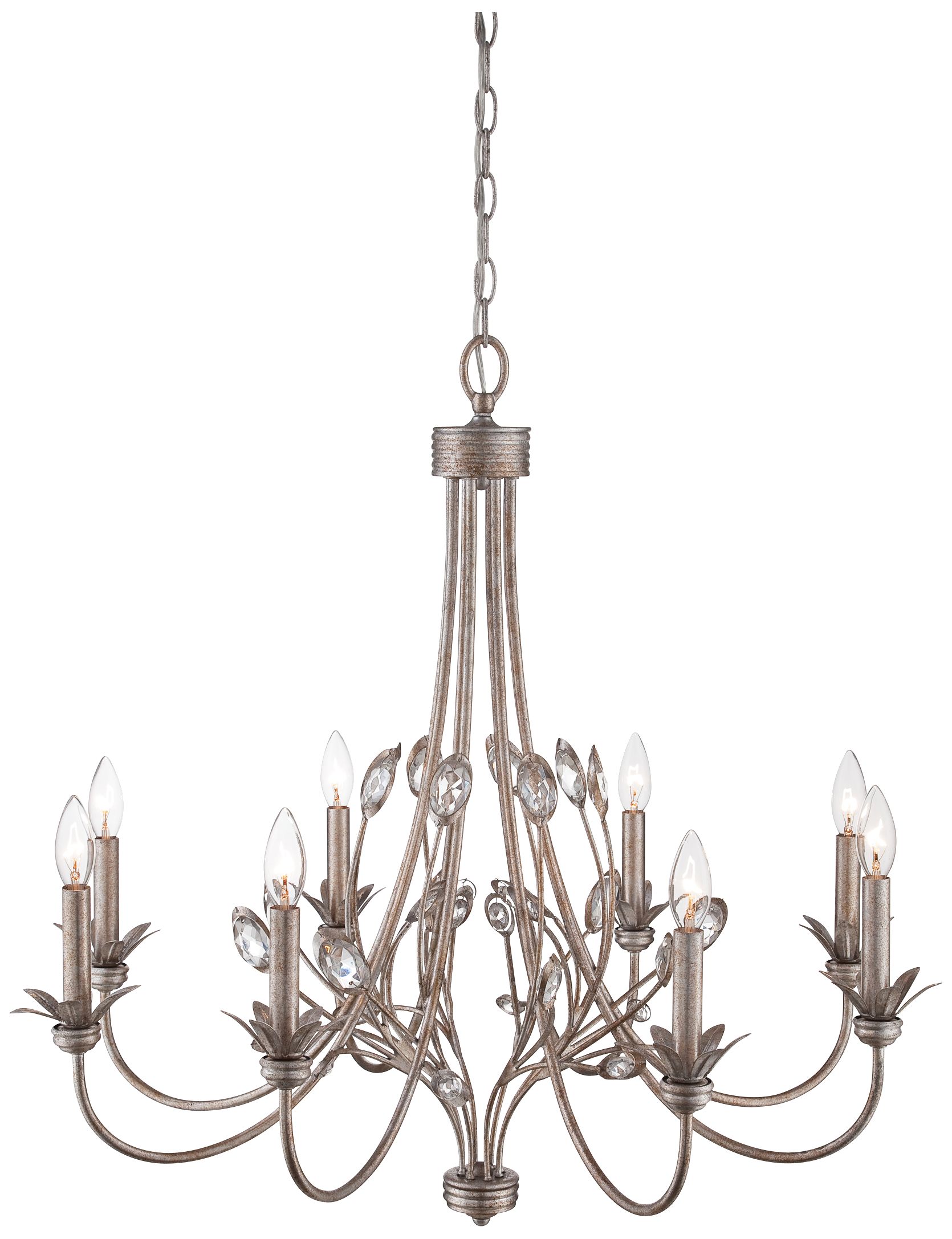 Quoizel Wesley 8-Light 30" Wide Italian Fresco Chandelier
