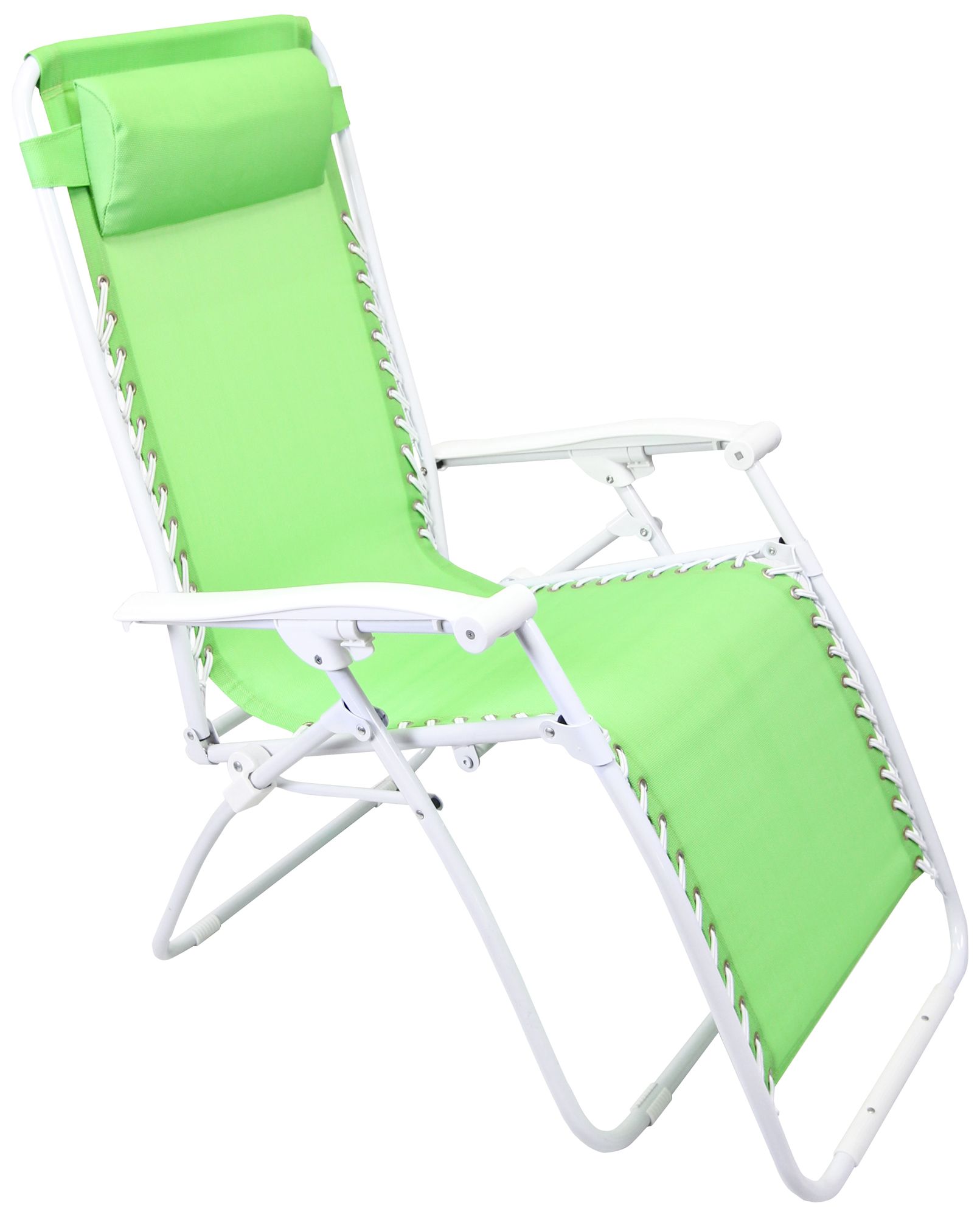 Zero Gravity Grass Green Outdoor Chaise Lounge