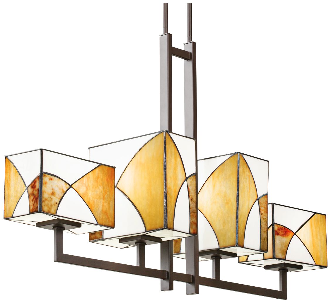 Kichler Elias 10" Wide 4-Light Olde Bronze Chandelier