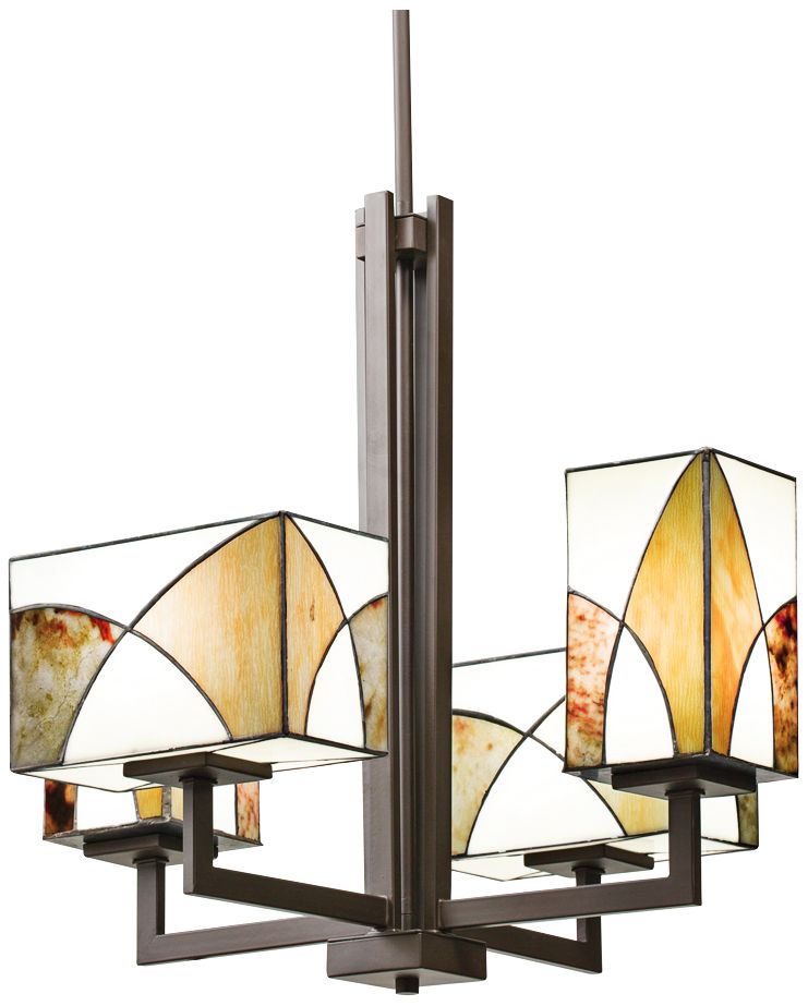 Kichler Elias 23" Wide 4-Light Olde Bronze Chandelier