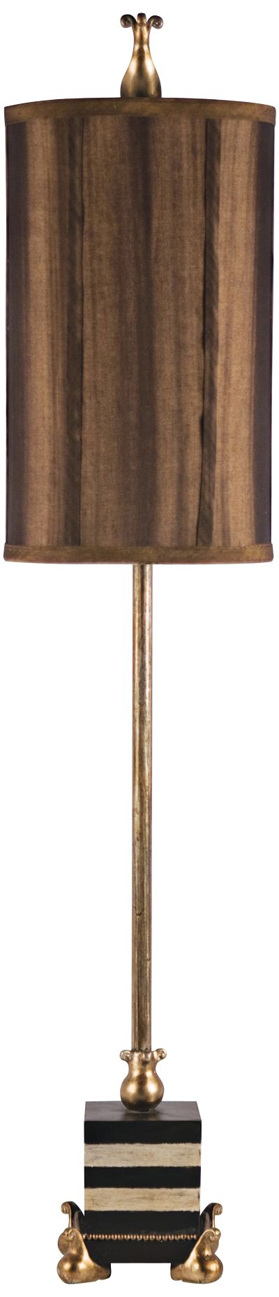 Hempstead Black and Gold Leaf Table Lamp.