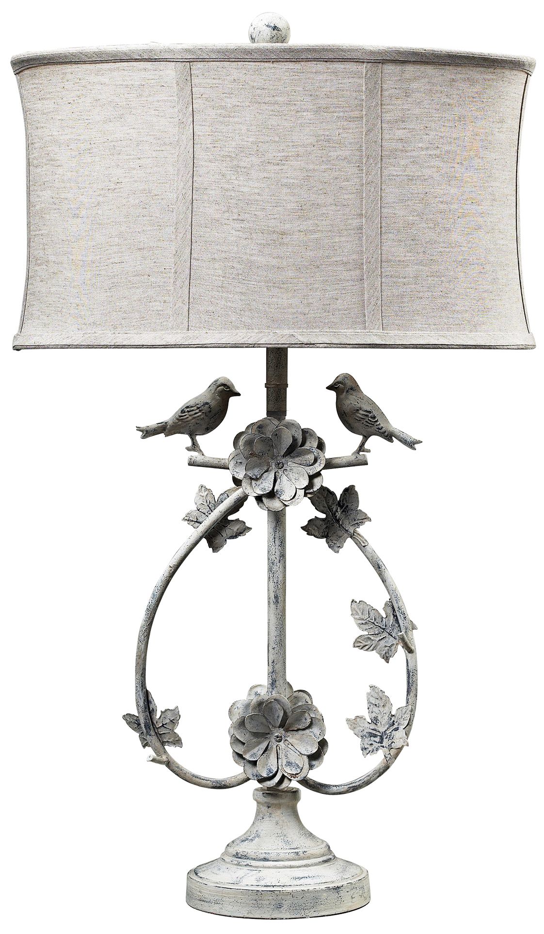 Saint Louis Heights Antique White Table Lamp