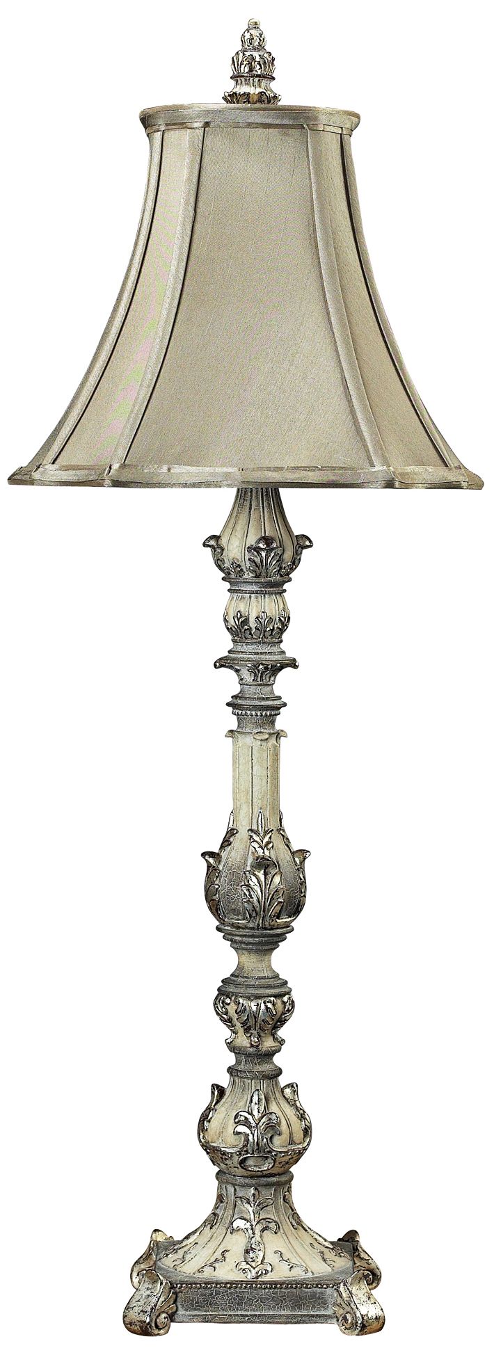 Villa Romano Imperial Silver Table Lamp