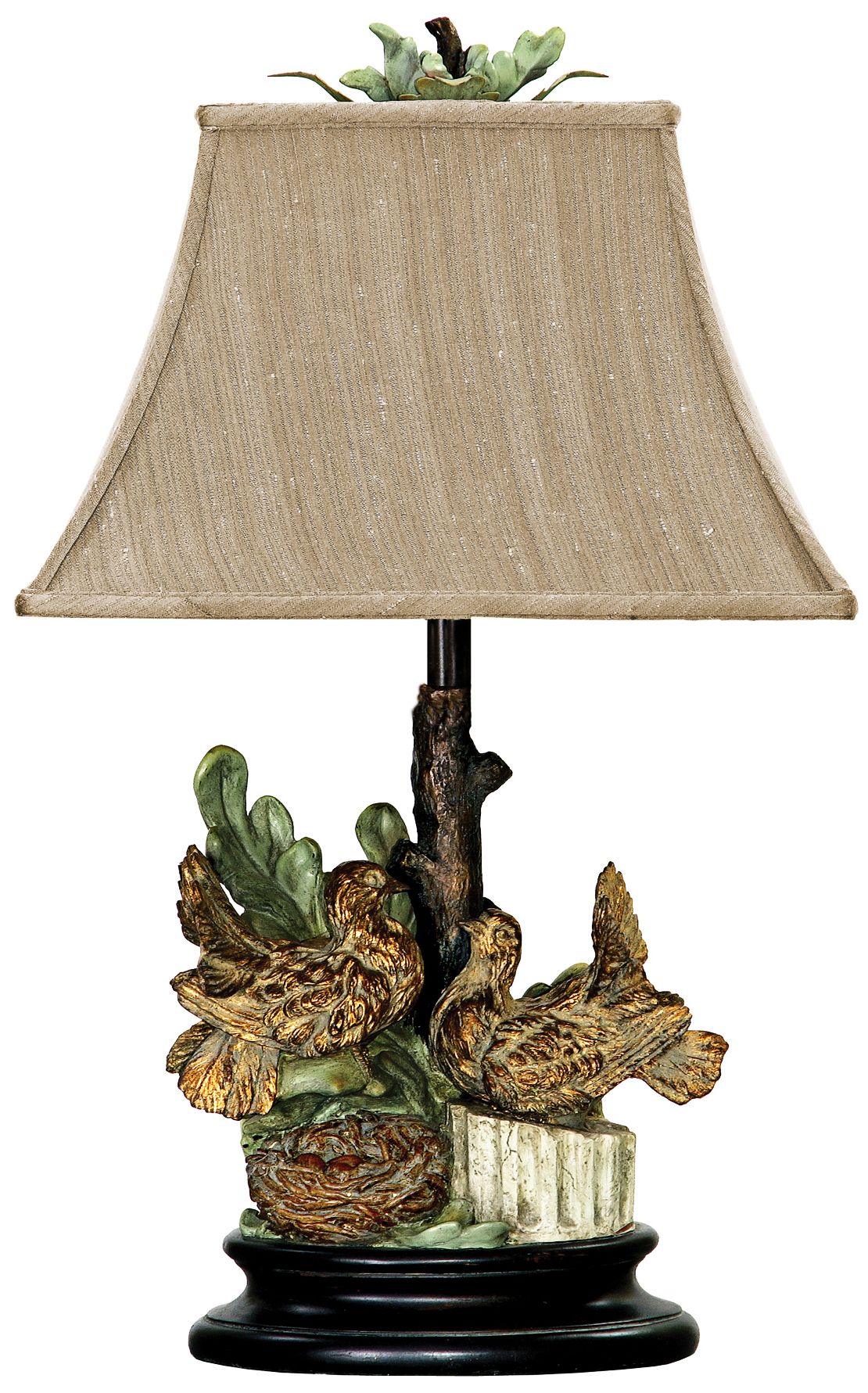 Nesting Doves Bloomfield Shantung Table Lamp