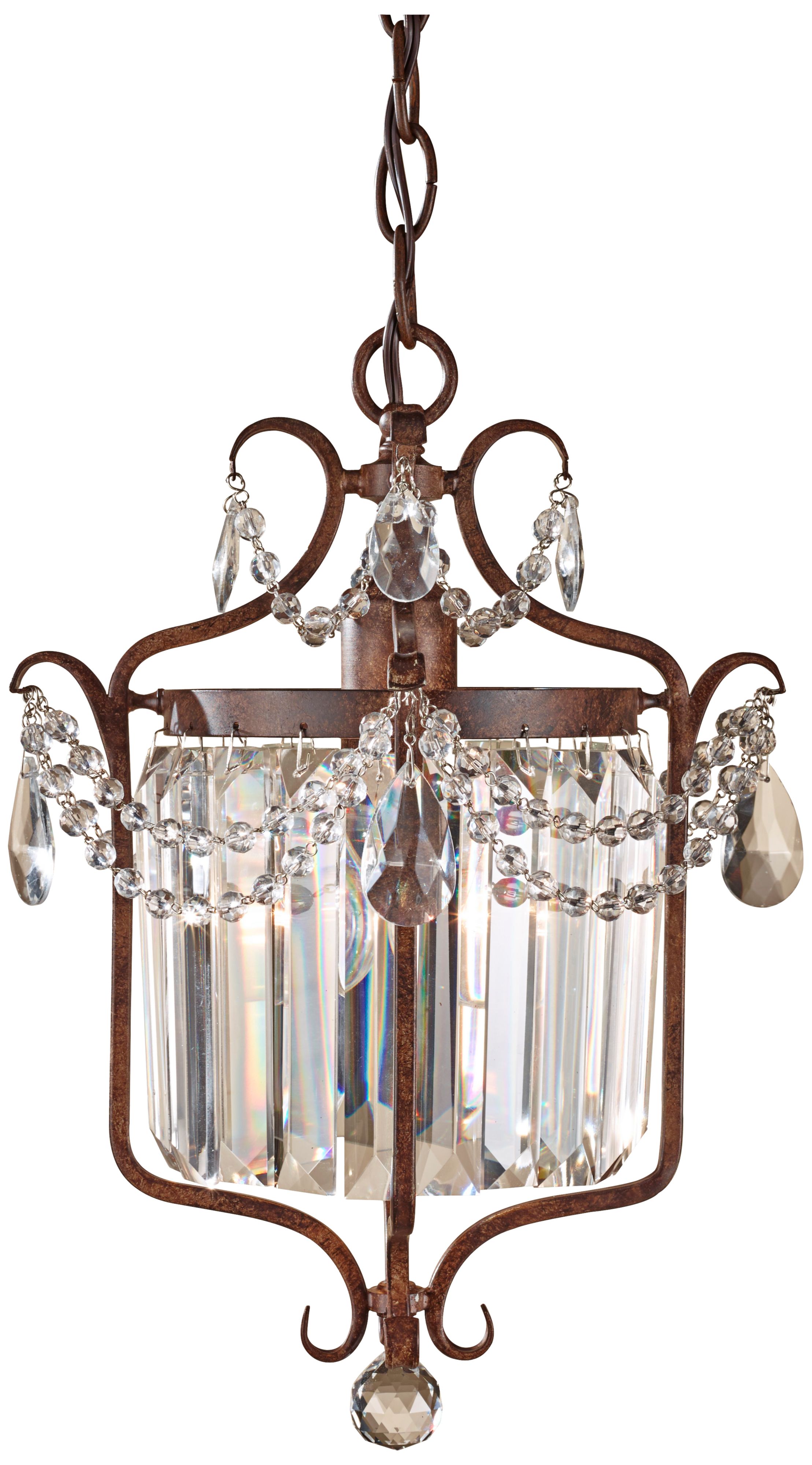 Murray Feiss Gianna Scuro 10 1/2" Wide Bronze Chandelier