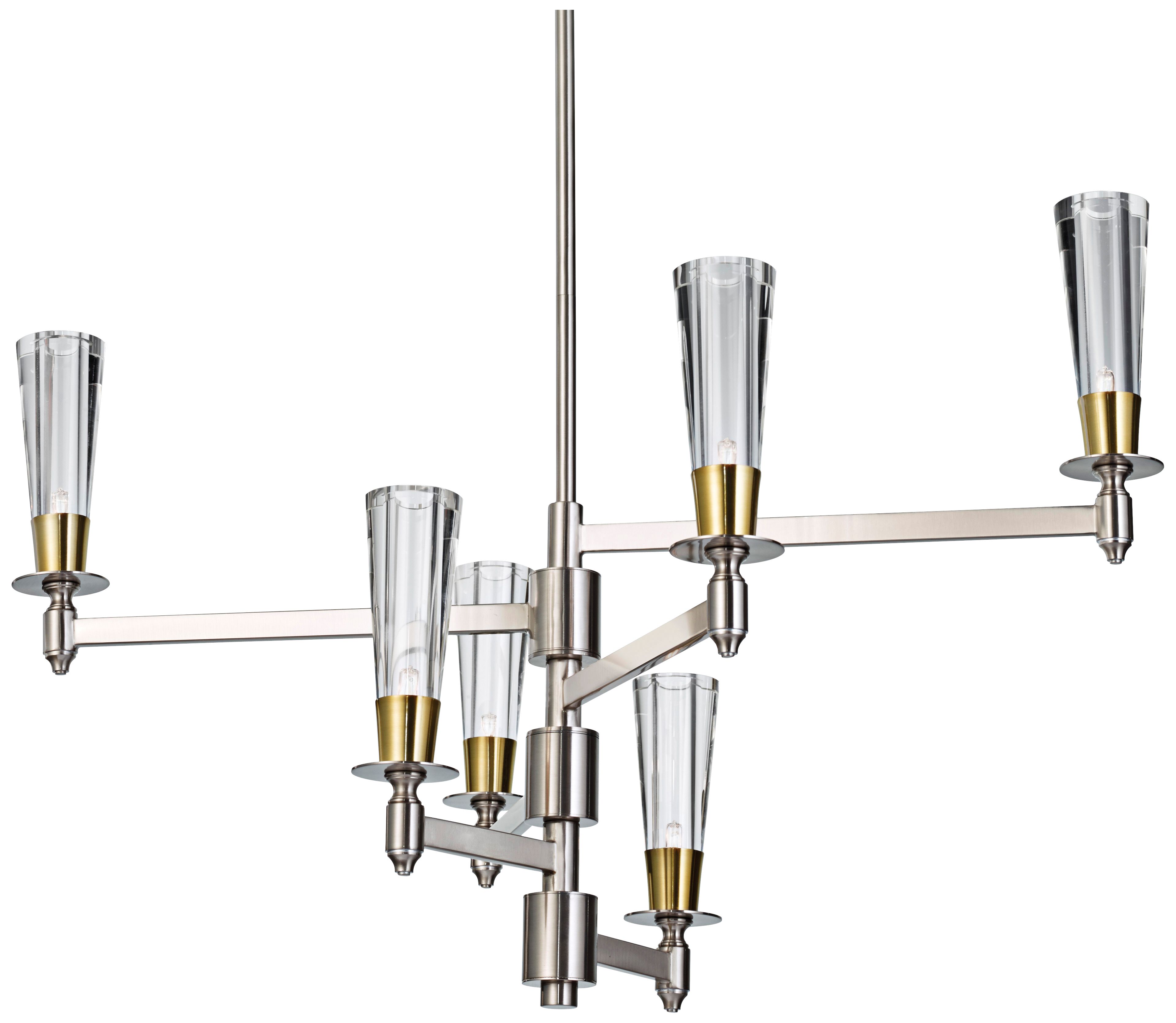 Celebration 32 1/4" Wide 6-Light Contemporary Chandelier