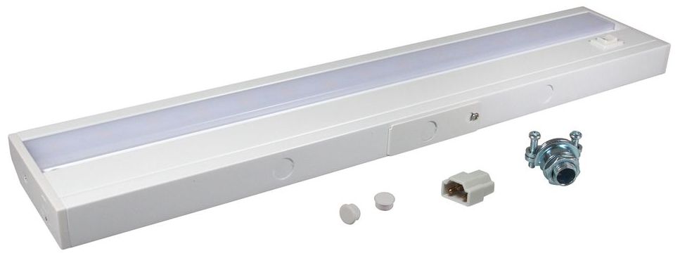 LED Complete White 18" Wide Under Cabinet Light