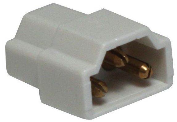 Complete White Under Cabinet Light Inline Connector