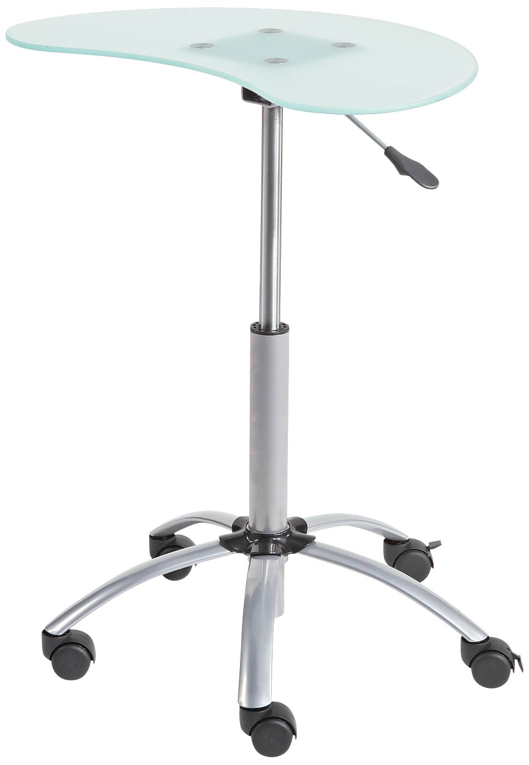 Malcolm Frosted Glass Aluminum Laptop Stand