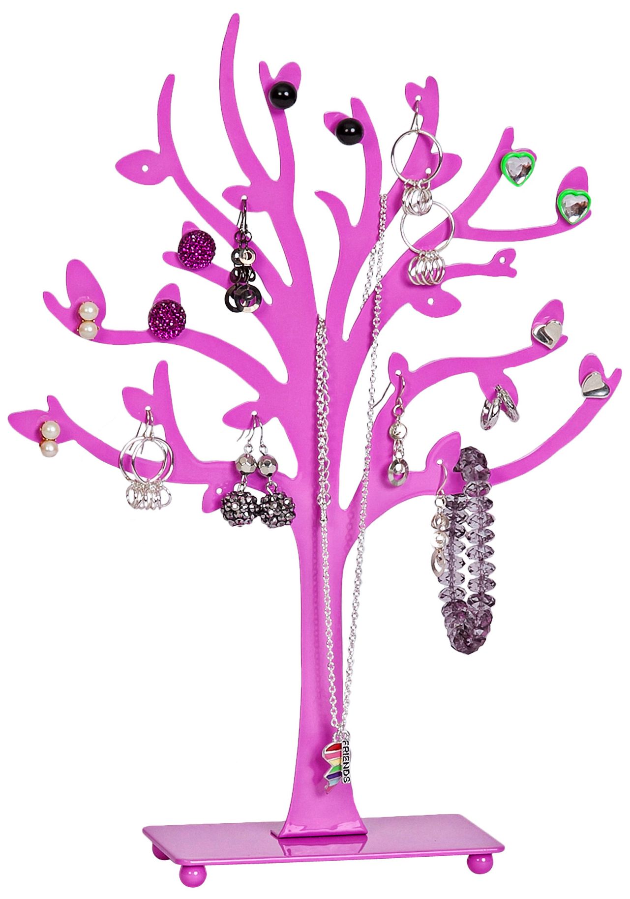 Mele & Co. Lisa Metal Tree Pink Jewelry Stand