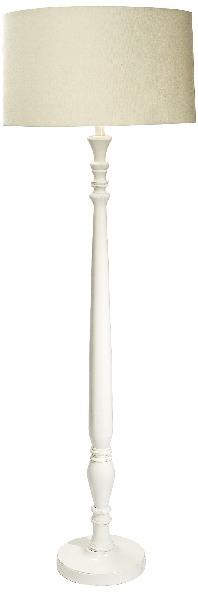 Natural Light July Jubilee Floor Lamp With Sailcloth Shade