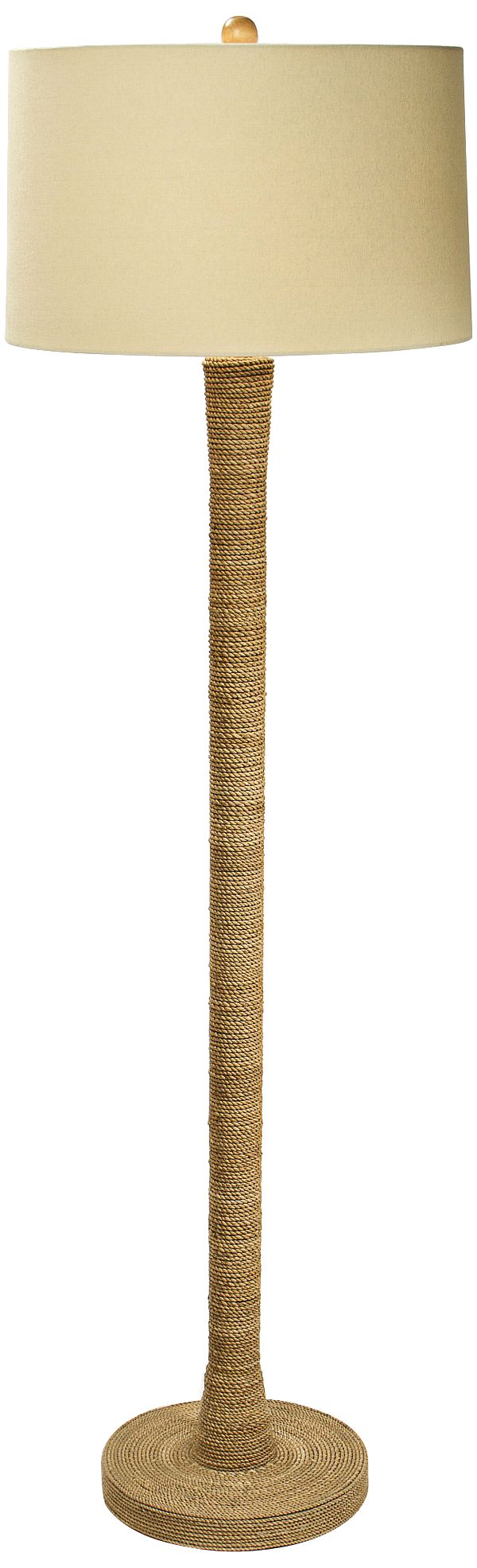 Natural Light All Wrapped Up Floor Lamp With Linen Shade