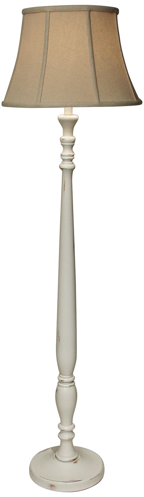Natural Light July Jubilee Floor Lamp With Hopsack Shade