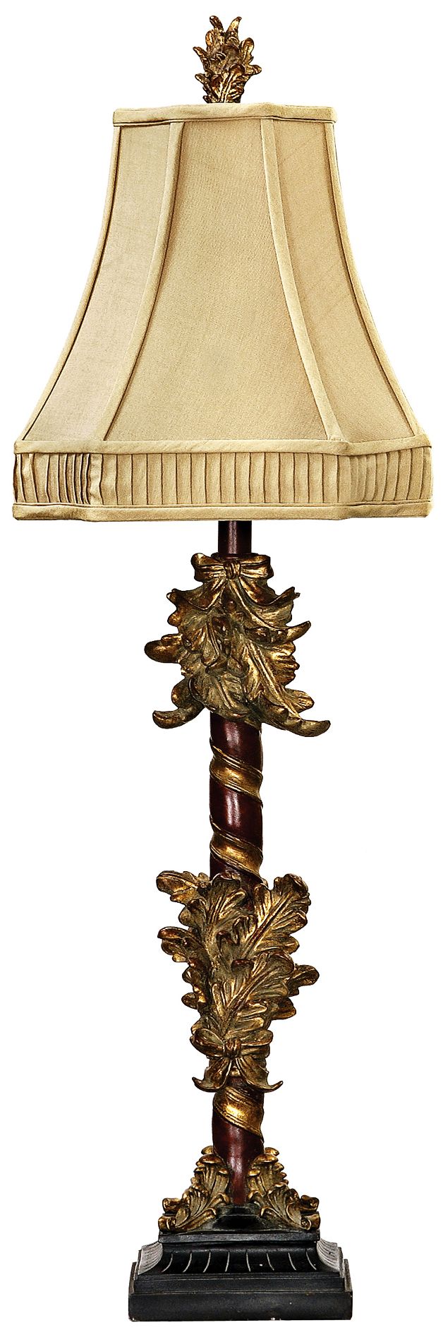 Leaf Cluster Gold Leaf Table Lamp