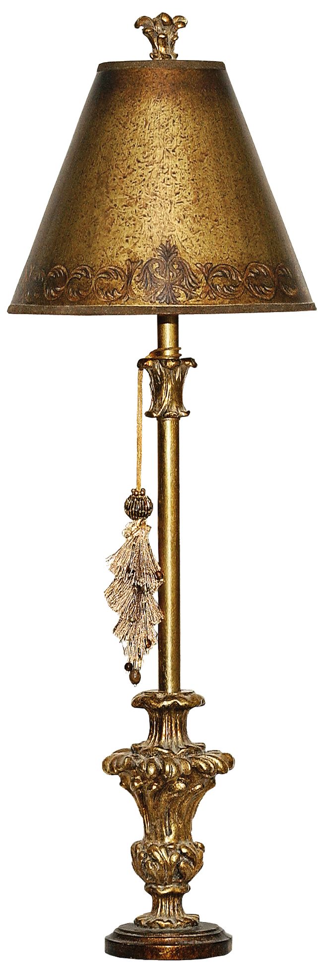 Italian Gold Leaf Traditional Table Lamp
