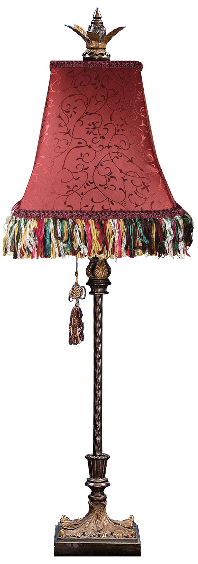 Harlow Gold Leaf Traditional Table Lamp