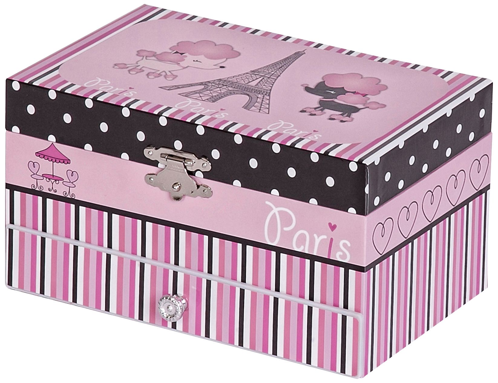 Mele & Co. Annabelle Parisian Poodle Musical Jewelry Box