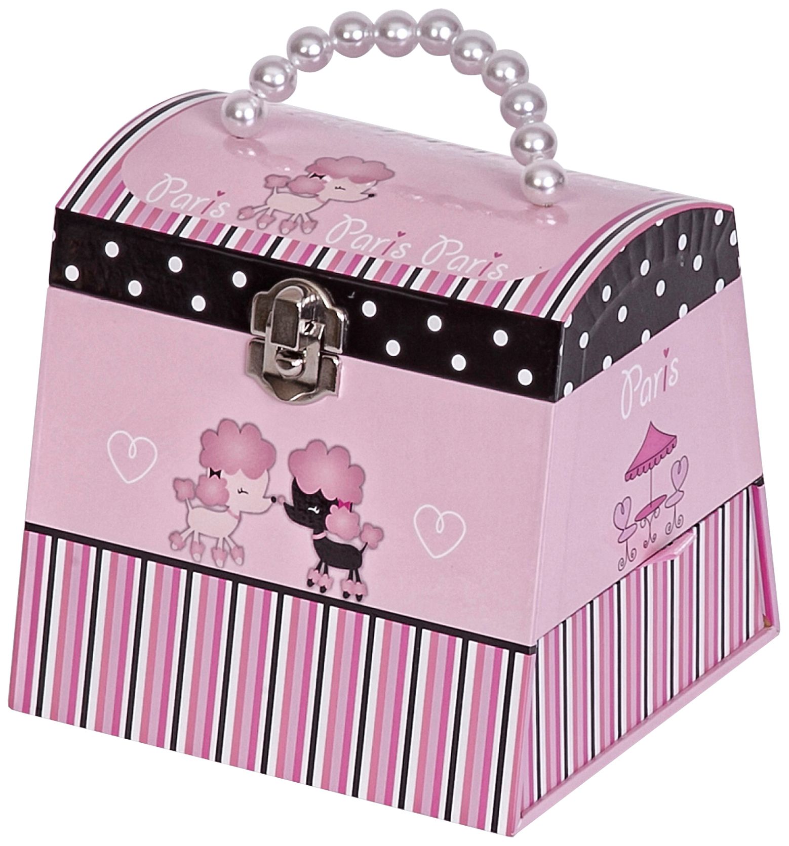 Mele & Co. Yvette Parisian Poodle Musical Jewelry Box