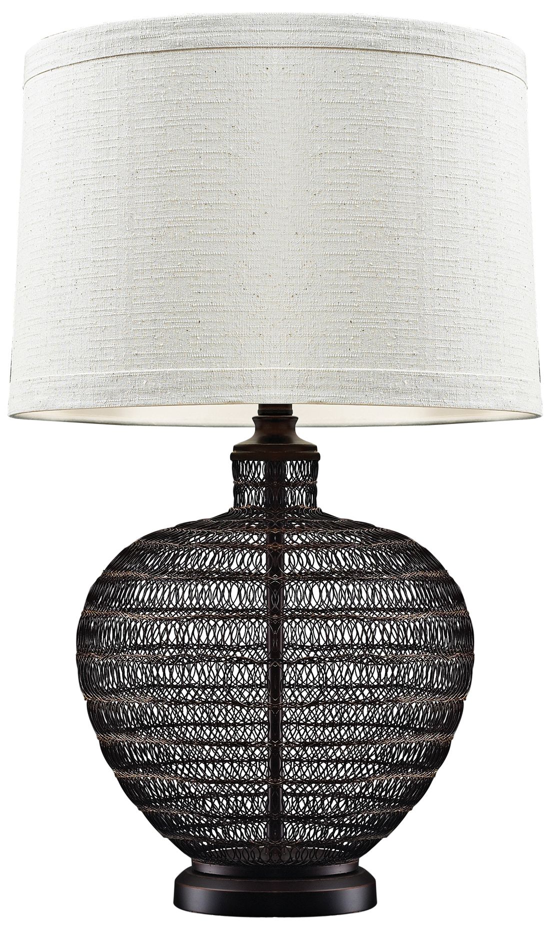 Lincoln Openwork Bronze Table Lamp