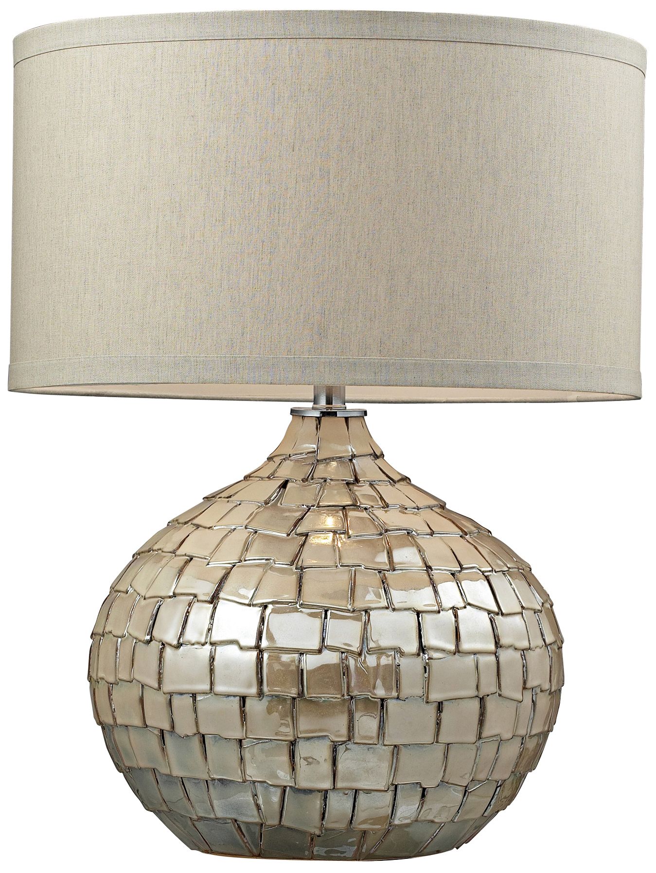 Canaan Cream Pearl Table Lamp