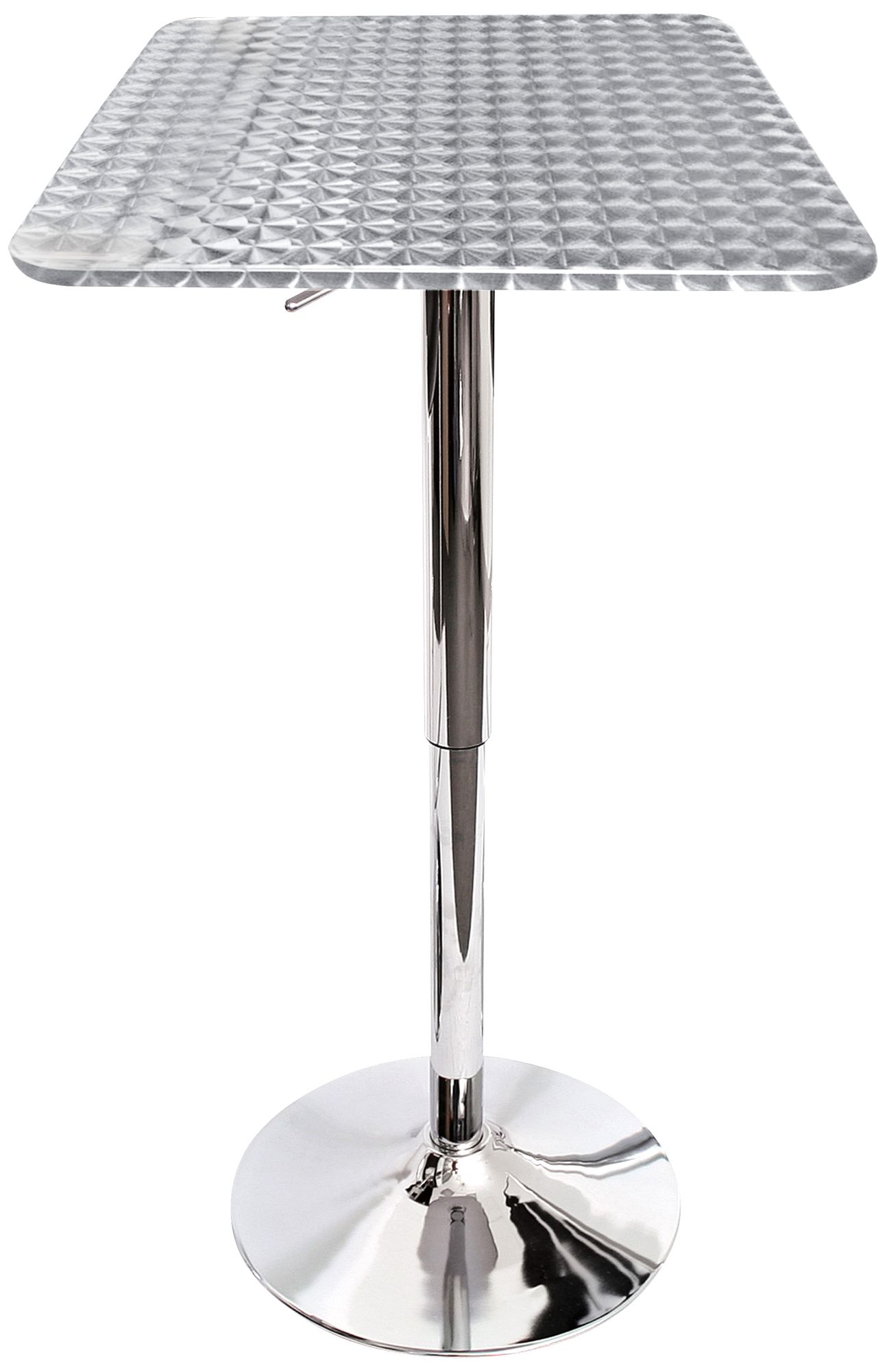 Bistro Adjustable Stainless Steel Bar Table