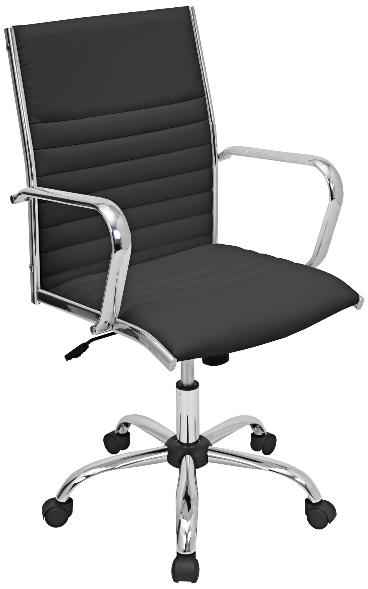 Master Black Leatherette Office Chair