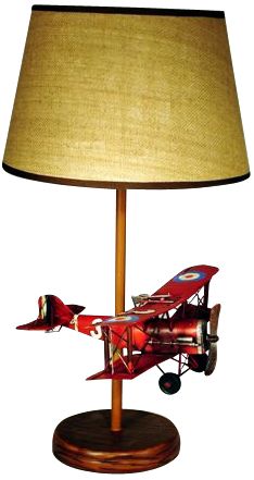 Bi-Plane Themed 23 1/2" High Table Lamp With Shade