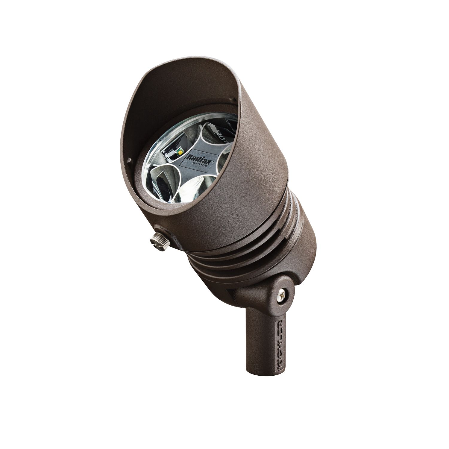 Radiax 3000K 60-Degree 6.5-Watt LED Bronze Flood Light